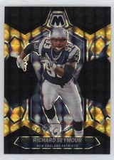 2024 Panini Mosaic Choice Black Gold Prizm 3/8 Richard Seymour #245 HOF 0qw3