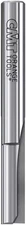 CMT 811.065.11, Solid Carbide Straight Bit, 1/4-Inch Shank, 1/4-Inch Diameter