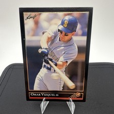 Leaf 1992 Gold Edition Omar Vizquel #265 Seattle Mariners Baseball Card