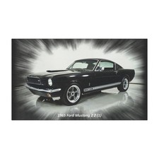 Car Magnet of 1965 Ford Mustang 2 2 1