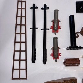 LEGO 6285 Black Seas Barracuda 1989 Pirate Ship Parts Lot Vintage