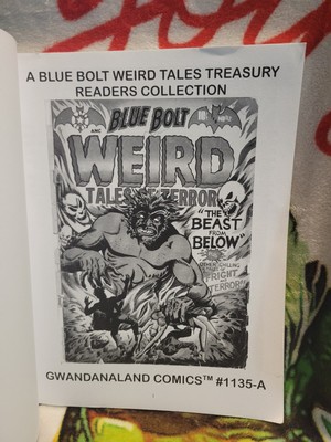 Blue Bolt Weird Tales Gwandanaland Comics #1135 TPB Pre-Code 50s