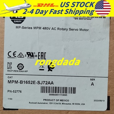 NEW Allen-Bradley MPM-B1652E-SJ72AA Servo Motor In Box Free Shipping
