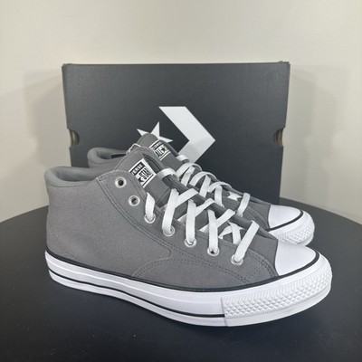 Converse Chuck Taylor All Star Mid Malden Street Sharkskin White Black Size 10