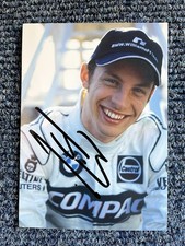 Jenson Button Signed Career Postcard BMW Williams F1