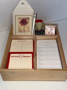 Knock Knock Original Personal Library Kit & Gift for Book Lovers - Card