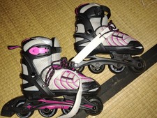 Schwinn Abec 5 inline Roller Blades Kids size 1-4 adjustable CLEANED/OILED 