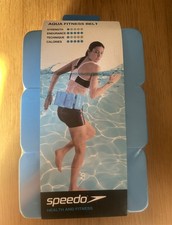 Image of Official Speedo Aqua Fitness Belt, Blue Buoyancy Assistant, Water Aerobics NEW