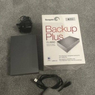 Seagate Backup Plus 4TB Desktop USB 3.0 Laufwerk - Mac Apple - getestet 