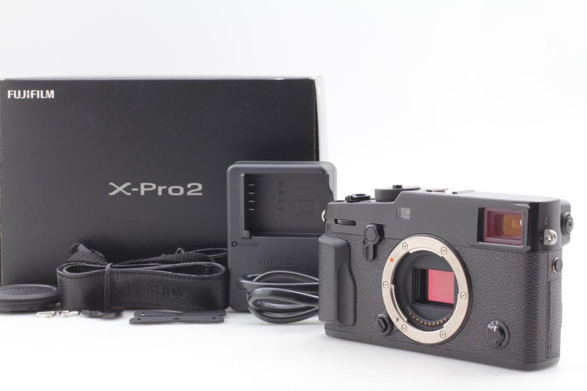 Top MINT IN BOX】 Fujifilm Fuji X-Pro2 Black 24.3MP Digital Camera
