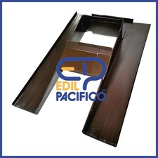 Conversa regolabile in lamiera preverniciata Testa di moro cm 18-30 e 30-50