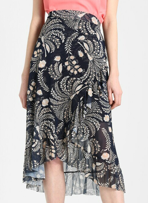 Soaked in Luxury Skirt Una Wrap Midi Size 12 Uk BNWT RRP £59.99 Blue Print