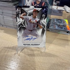 2025 Topps Series 1 - Michael McGreevy #BSA-MMC Baseball Stars Auto Cardinals RC