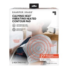 Weighted Heating Pad with Massaging Vibrations, 12 Settings, 27 Combinationstt