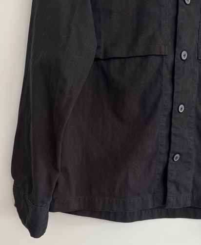 Allsaints “Recon” Distressed Look Shirt/Overshirt /Shacket Black Large - Picture 8 of 14