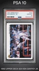 1992 UD #424 KEN GRIFFEY JR. PSA 10 GEM MINT 3D HOF MARINERS BEAUTIFUL CARD