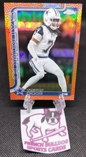 2025 Topps Chrome TREVON DIGGS /25 Football Leather Orange SSP Cowboys NFL 