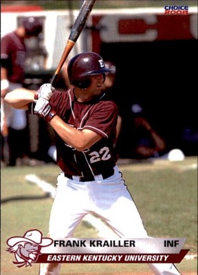 2008 Eastern Kentucky Colonels Choice #23 Frank Krailler Infielder Baseball Card