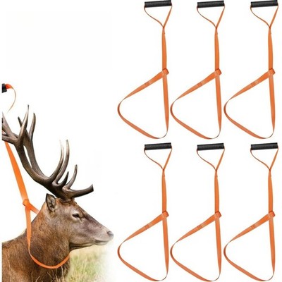 Deer Drag Rope NonSlip w/ Handle Hunting Dragging Pull Rope Harness Hunting Gear