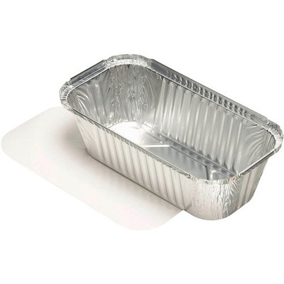 STARPAK Aluschalen mit Deckel silber 1500 ml, 25 St.
