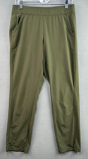 Eddie Bauer Pants Small Green Departure Stretch Straight Leg Ankle Jogger Hiking