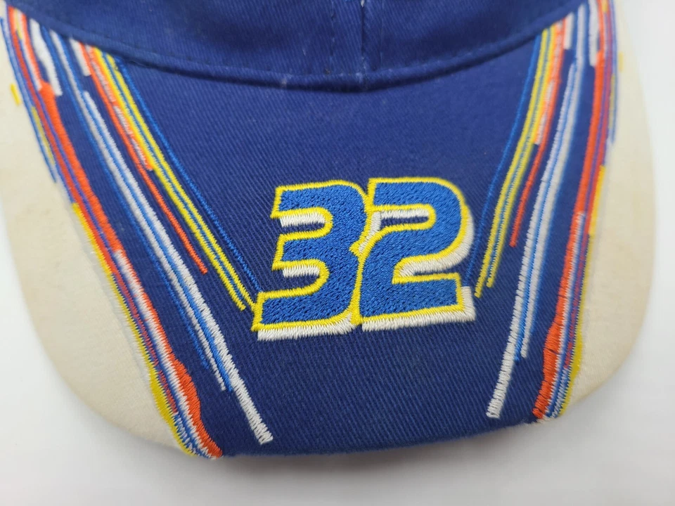 De colección Ricky Craven #32 Tide Racing Downy Snapback Gorra Gorra Papá Hombres Mujeres NASCAR Foto 3 de 4