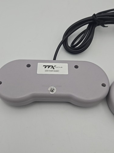 Super Nintendo TTX Tech snes controller Gray X2 Tested Working - Picture 5 of 6