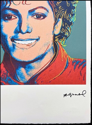 ANDY WARHOL - Michael Jackson - signed, numbered edition 81/100, 38 x 56 cm - Picture 4 of 7