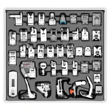 42Pcs Sewing Machine Presser Foot Feet Kit Set Accessories for Sewing Knitting