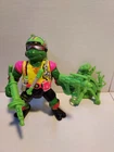 VTG 1992 Sewer Spitting Teenage Mutant Ninja Turtles Sewer-Cyclin' Raph Figure