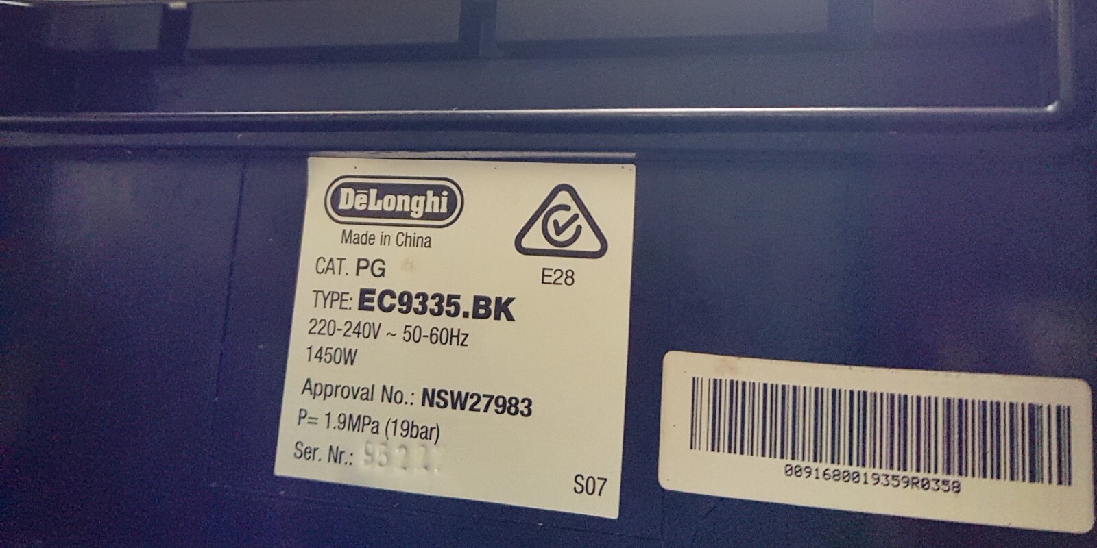 DeLonghi La Specialista Coffee Machine Clean and working well eBay