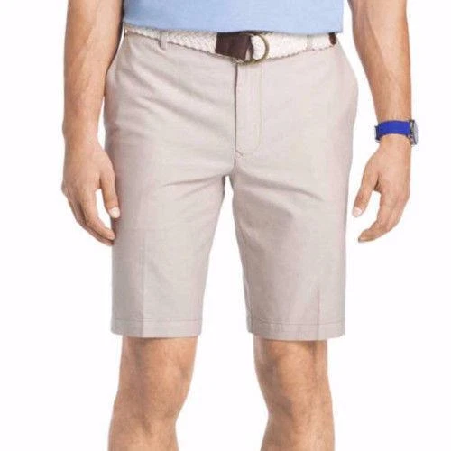 NEW MENS IZOD NEWPORT OXFORD DRESS SHORTS FLAT FRONT CEDAR SIZE 42 9.5"