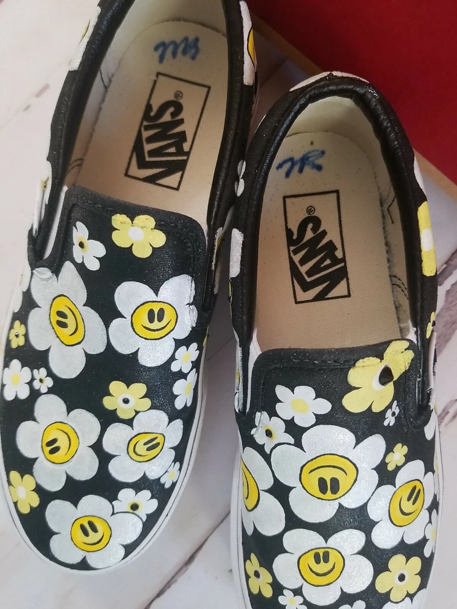 Vans store yellow flowers