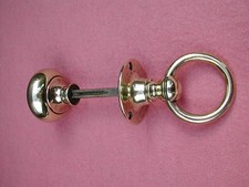 PAIR OF ORIGINAL BRASS  DOORHANDLES.