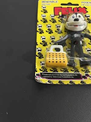 FELIX The Cat Bendable Poseable Action Figure NJ Croce NEW | eBay