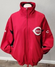 Cincinnati Reds Jacket Mens Large Authentic Majestic Premier Therma Base MLB