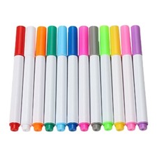 12 Colors Fabric Marker Pen Temporary Marking Pen Water Soluble Pen for Quilting