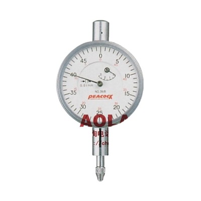 1pc small pointer dial gauge 36B measuring range 3mm indicator gauge