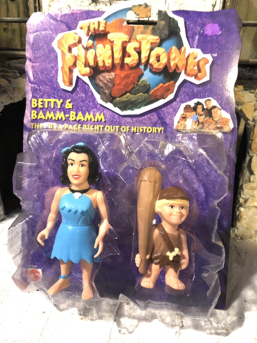 BL5 The Flintstones Película Figura de Acción Betty Y Bamm Matttel Vintage