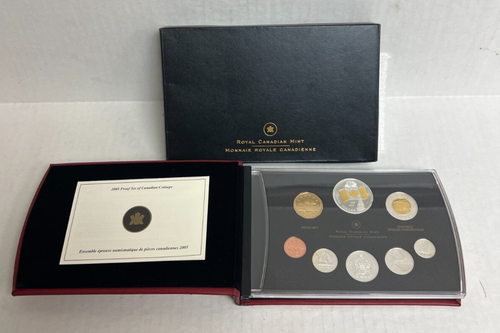 Canadian 2005 8 Coin PROOF SET 40TH ANNIVERSARY W/ RCM Box & COA (B)