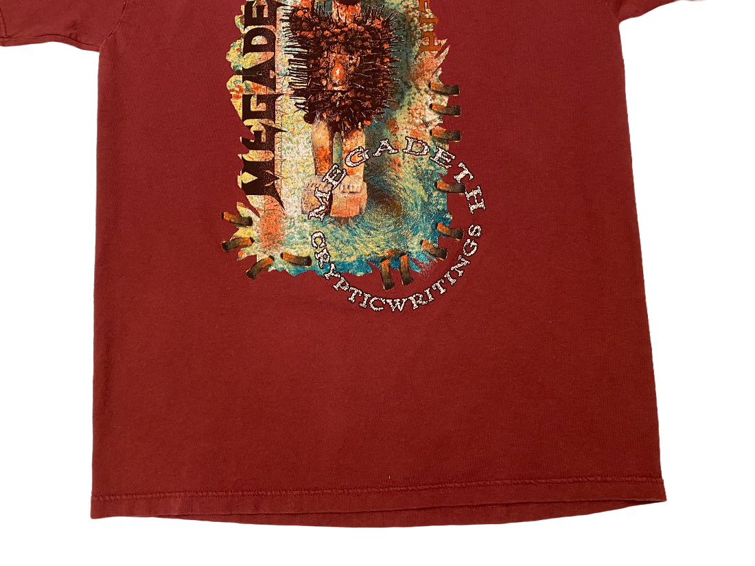 Giant by Tultex Men's Rust Color Megadeth Tour T-Shirt Size Large