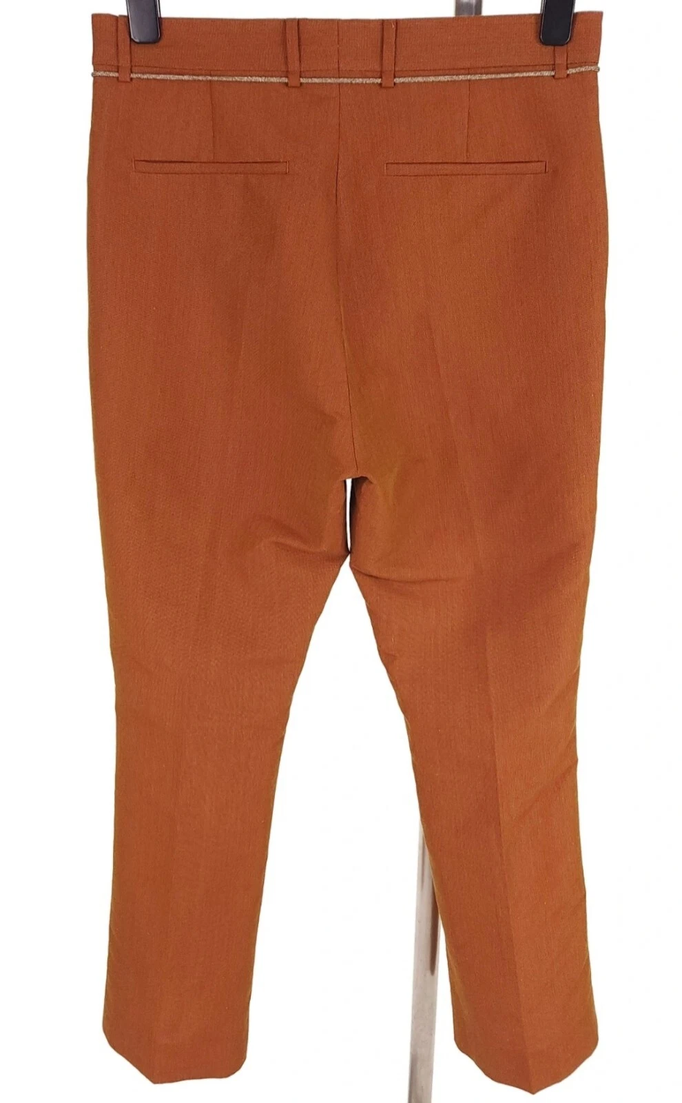 Pantaloni Acne Studios gamba dritta misto lino taglia 44 US S marroni nuovi