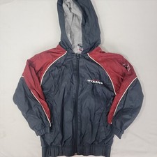 Houston Texans Boy's Windbreaker Jacket Small 6 / 7 fits larger Nylon NFL