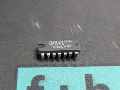 SN7420N  || TEXAS INSTRUMENTS || DIP14 | Original Pins oxidated || 50 pcs