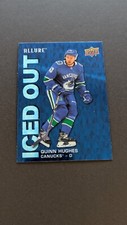 2019-20 Allure Hockey Iced Out Quinn Hughes RC Rookie Canucks