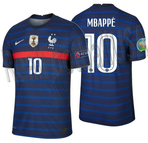 Nike Kylian Mbappe France Vapor Match Home Jersey Euro 21 Ebay