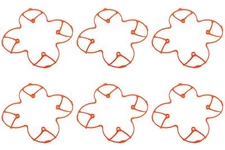 Hubsan X4 H107 H107-A17 Protection Cover Guard Orange Trainer Body 6 Pack