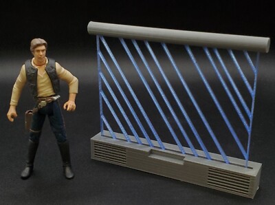 CUSTOM HOTH ECHO BASE COMPUTER for STAR WARS 3.75'' 1:18 FIGURE DIORAMA (C37)