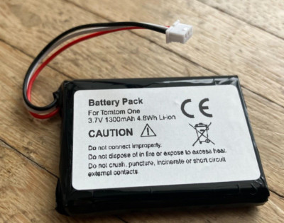 Akku für TomTom ONE XL / ONE V2 / V3 / 3,7V / 1300 mAh 4,8Wh Li-ion