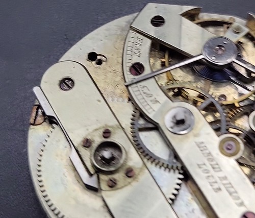 Antik 36,5 mm Arnold Billon hochwertiges Taschenuhrwerk wie besehen - Bild 5 von 7